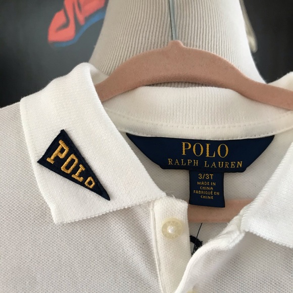 Ralph Lauren Iconic Crest Daisy Heart White Polo - Picture 4 of 12